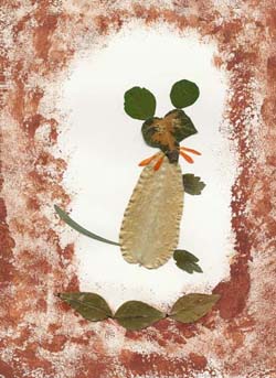topo di foglie
